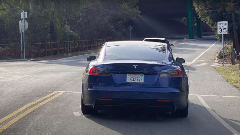 Tesla Model S: New version filmed in the wild for the first time