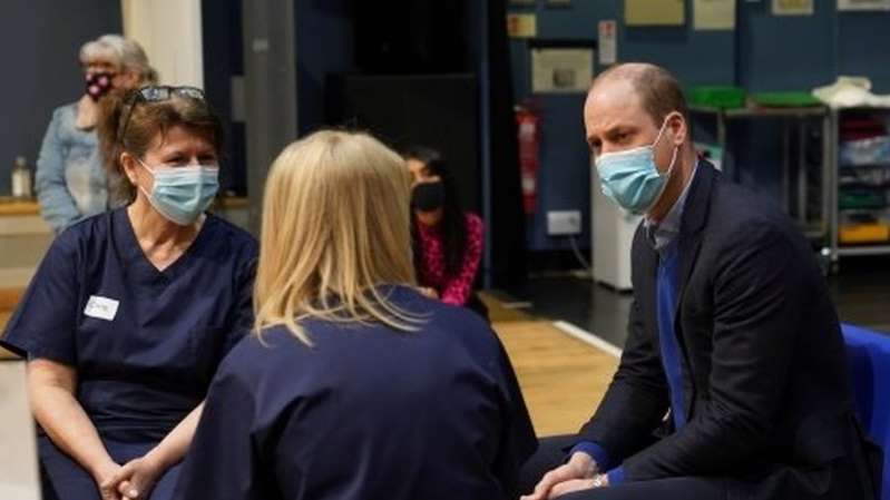 Prince William visited the 99-year-old Duke of Edinburgh at the hospital and talked about his health
