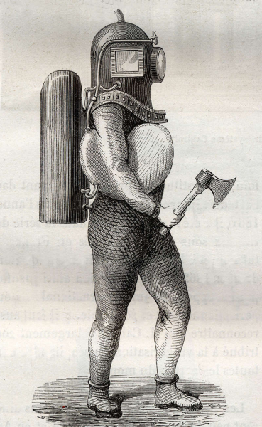 What the first wetsuits looked like (scary photos)