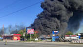 A poultry farm is on fire in the Chelyabinsk region