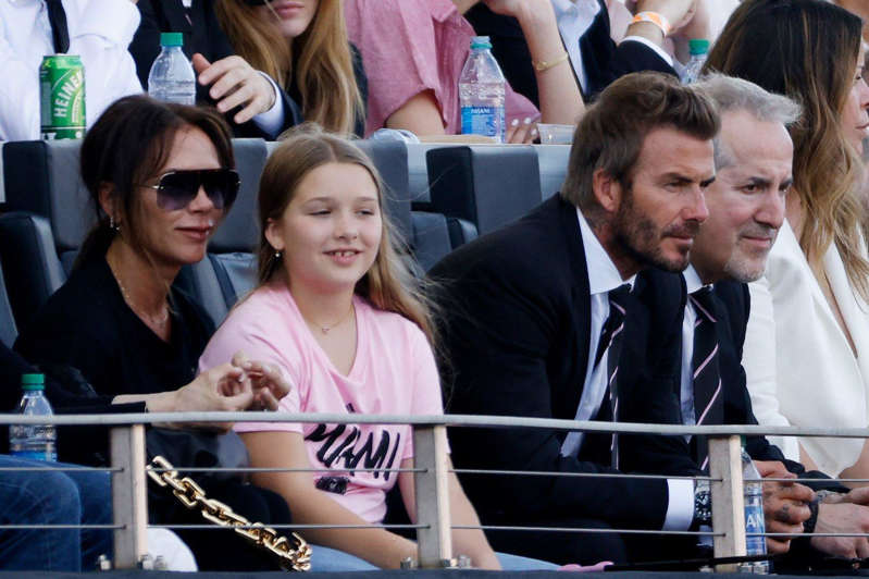 David Beckham surprises himself and his sons with a new hair color