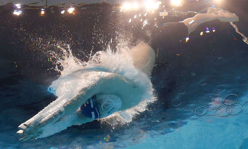 Felix Auböck with the second fastest time in the final