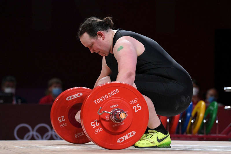 The first transgender woman just couldn't lift the weight