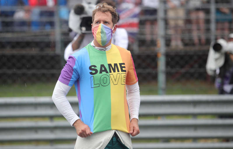 Disqualification and rainbow shirt: excitement for Vettel in Hungary