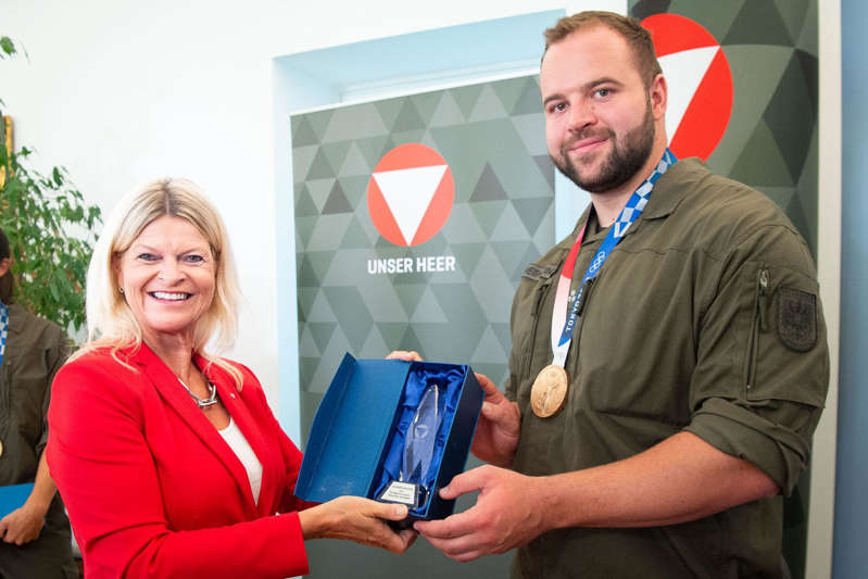 Olympia: Tokyo medalists honored in the Hofburg