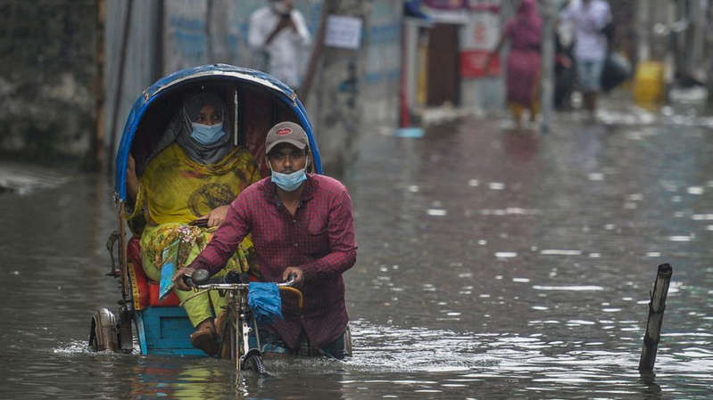 Extreme weather due to warming. Over the past 50 years, there have been five times more cataclysms