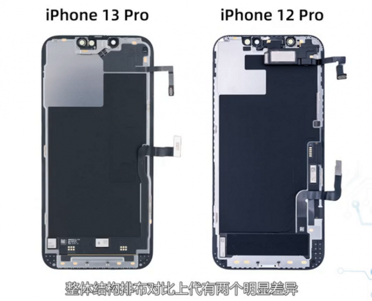 iPhone 13 Pro was first shown inside - and compared with the iPhone 12 Pro