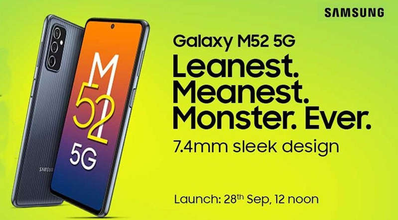 Revealed the characteristics of Samsung Galaxy M52 5G - a monster of autonomy with a powerful SoC and a cool display