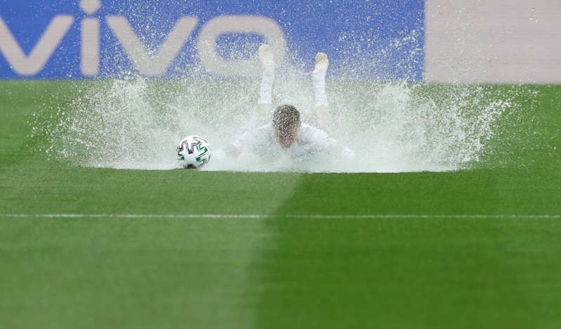 Almost like water polo: is that the strangest goal in history?