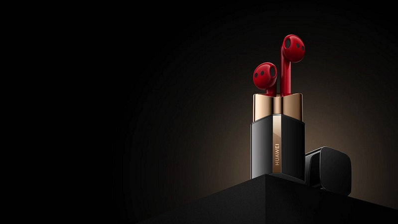 Huawei introduced wireless headphones in the form of lipstick