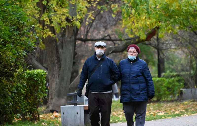 Muscovites in quarantine were allowed to go to the store