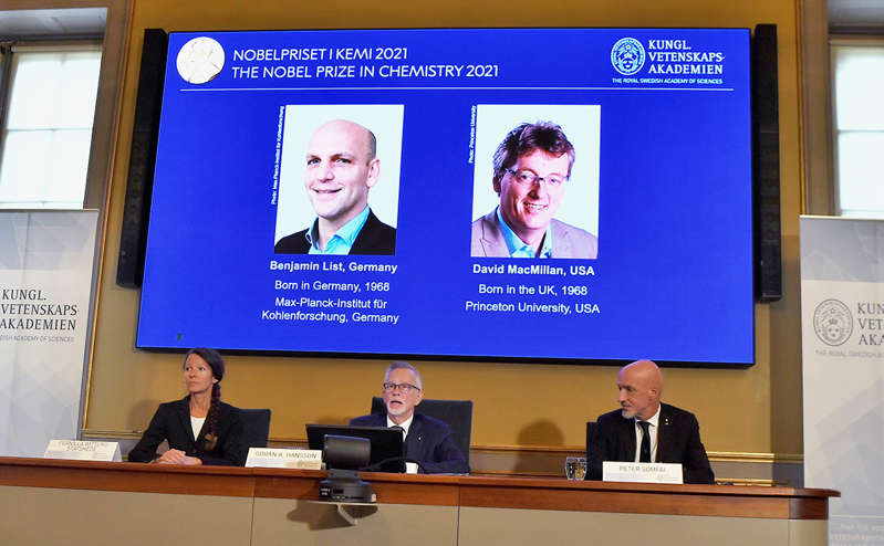 Nobel Prize in Chemistry was given for the development of asymmetric organocatalysis