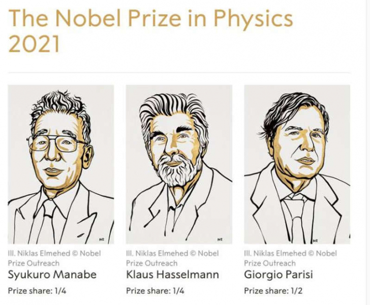 Physicists did not receive the Nobel Prize in physics for 2021