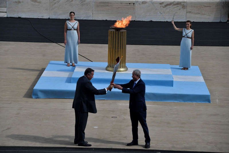 Olympic flame handed over to Beijing organizers in Athens