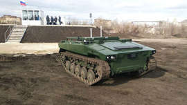Marker combat robots have been tested in Russia
