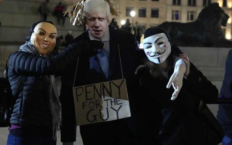 In London, anti-Axis protests ended with an attack on the police and arrests (photo, video)