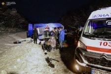 Minibus got into an accident near Ternopil , 10 victims 