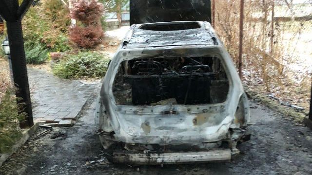  SBU detained a journalist suspected of setting fire to a car in Transcarpathia 