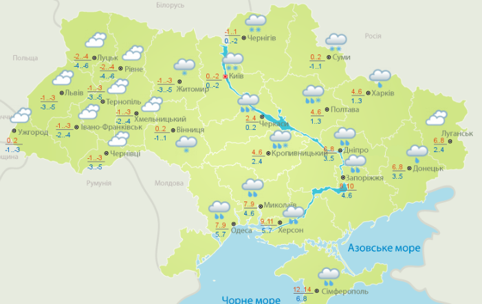  The temperature swing continues: this week is predicted from +15 to -9 