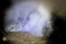  The driver burned out in the passenger compartment: an accident in the suburb of Krivoy Rog ended in a fire 