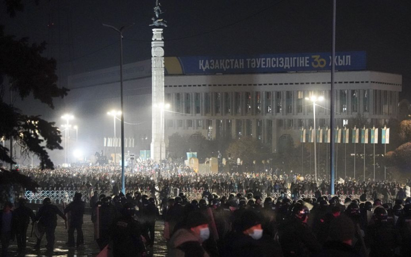  As a result of the riots in Kazakhstan, 95 security officials were injured, the police detained more than 200 people 