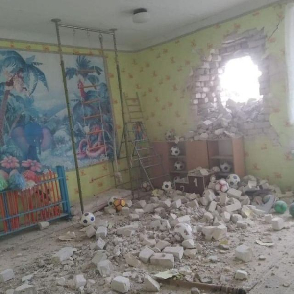 Occupiers fired at Stanytsia Luhanska: a shell hit a kindergarten