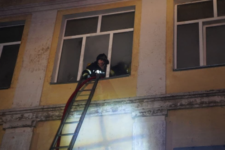 Fire in the Kiev Gymnasium of Oriental Languages: 2 thousand square meters burned down m of roof