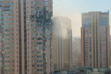 The rocket of the invaders hit a residential building in Kyiv: there is significant damage