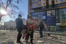 The rocket of the invaders hit a residential building in Kyiv: there is significant damage