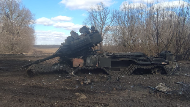  AFU destroyed a convoy of Russian equipment near Pryluki and took away the Uragan MLRS