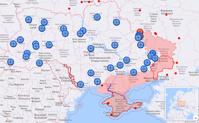 Enemy fails to attack: map of hostilities on April 30