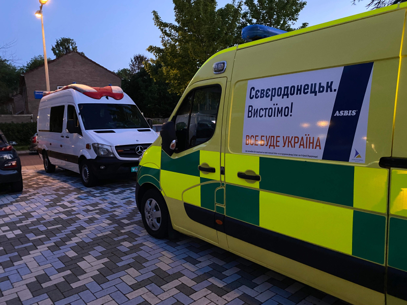 ASBIS handed over 10 more vehicles to Ukraine ambulance