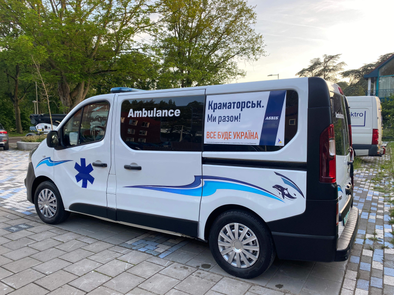 ASBIS handed over 10 more ambulances to Ukraine