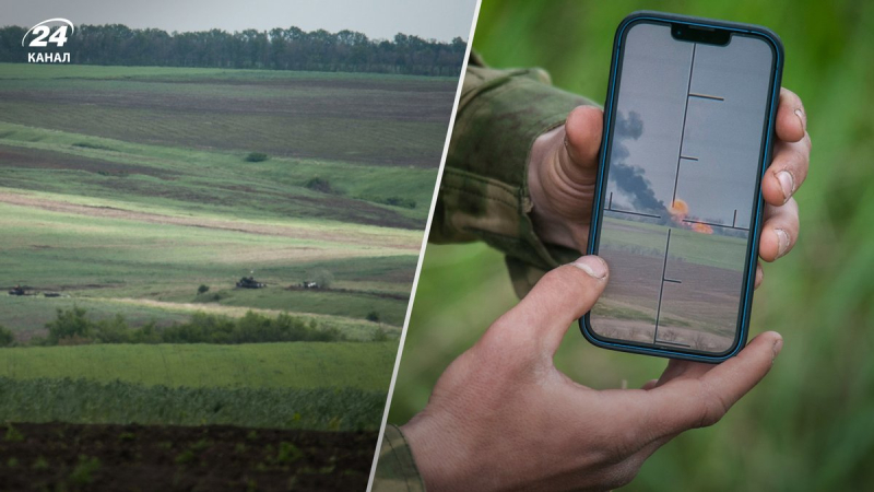 Holodnojarovcy showed how tanks of Russian invaders are burning in a field