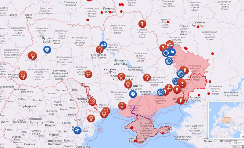 Map of combat operations on 4 May: what is happening at the front