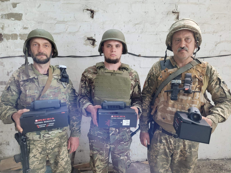  The Marines received new night vision devices: Naev visited the soldiers in Zaporozhye