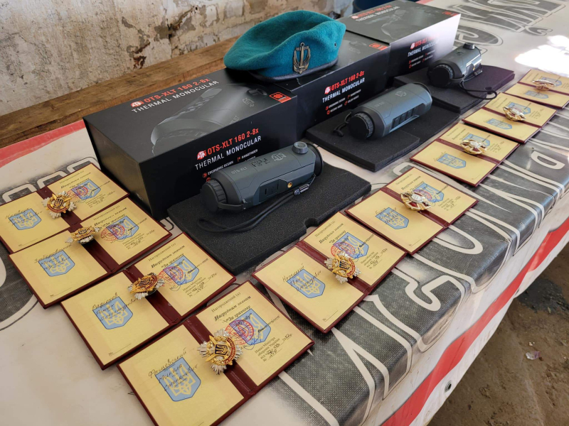  Marines received new night vision devices: Naev visited soldiers in Zaporozhye