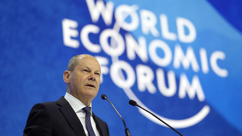 We will not accept imposed Peace to Ukraine, – Scholz in Davos