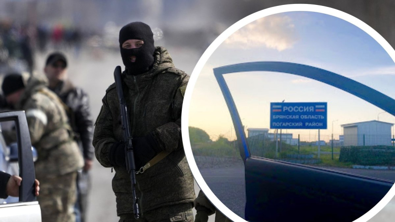 The invaders are moving their positions right at the Pogar checkpoint on the border with Ukraine