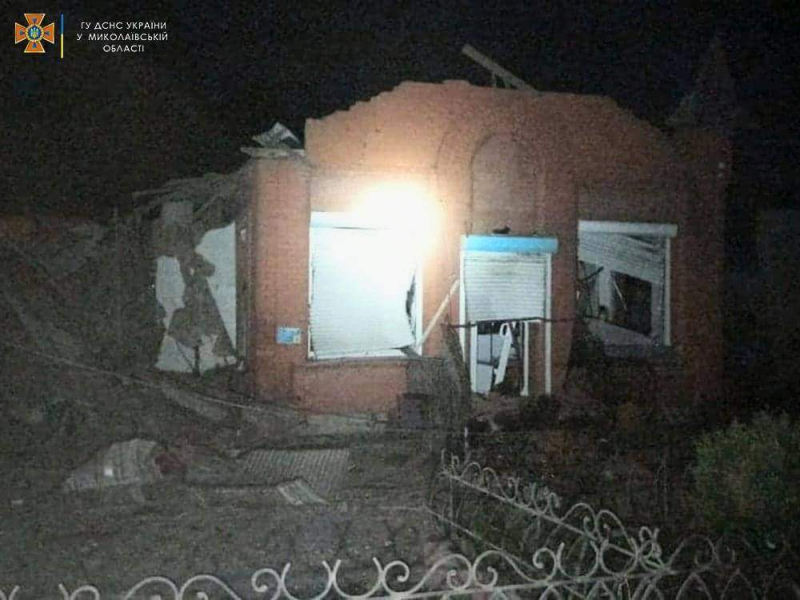 Russians shelled Novy Bug in the Nikolaev region: there is significant damage, repeated strikes are possible