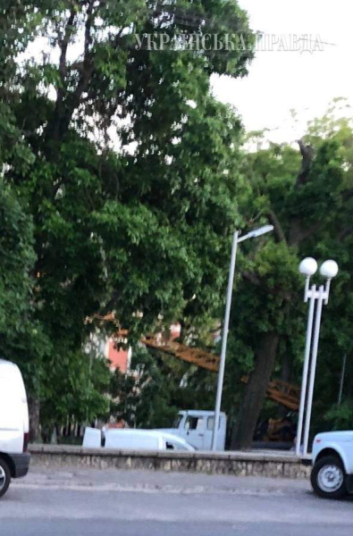 Russians destroyed the monument to the border guards in occupied Kherson