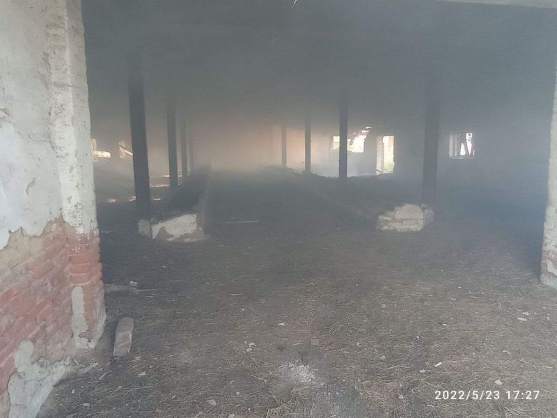 Sumshchina was shelled from Russia mortars and artillery: the farm caught fire