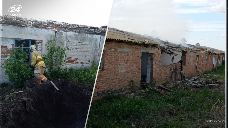 Sumshchinu fired from Russia with mortars and artillery: a farm caught fire