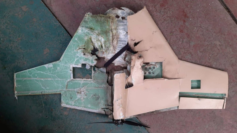 Ukrainian warriors &quot ;landed" enemy kamikaze drones: eloquent photos