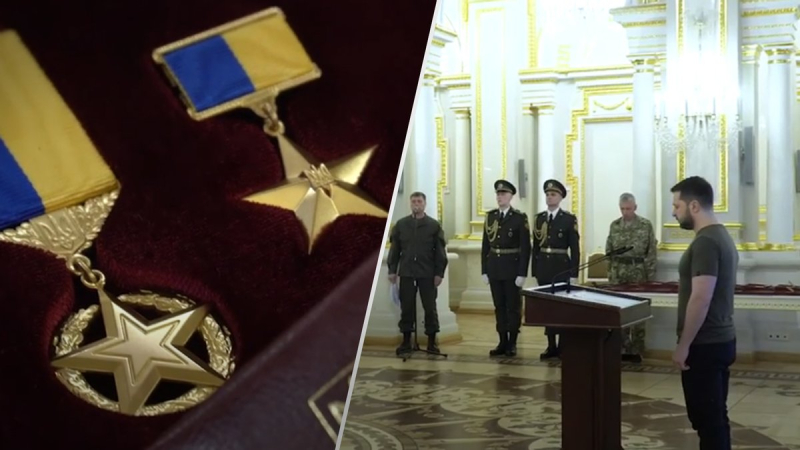 On the day of the Marine Corps, Zelensky awarded the defenders with the Order of the Golden Star
