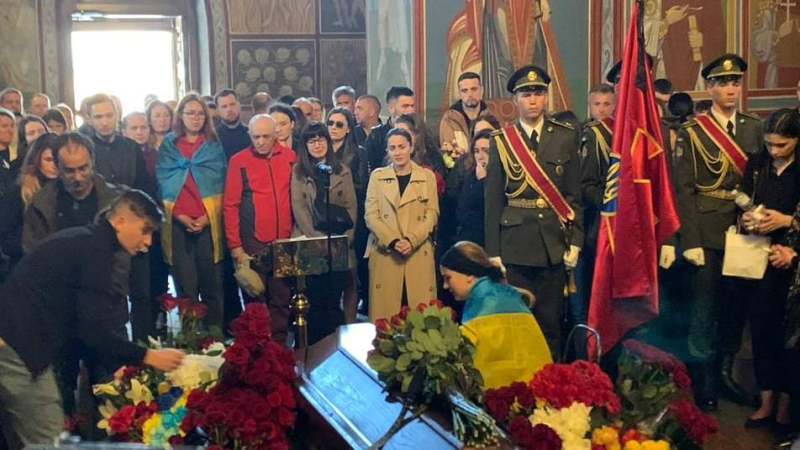 Dead journalist said goodbye in Kyiv Alexander Makhov