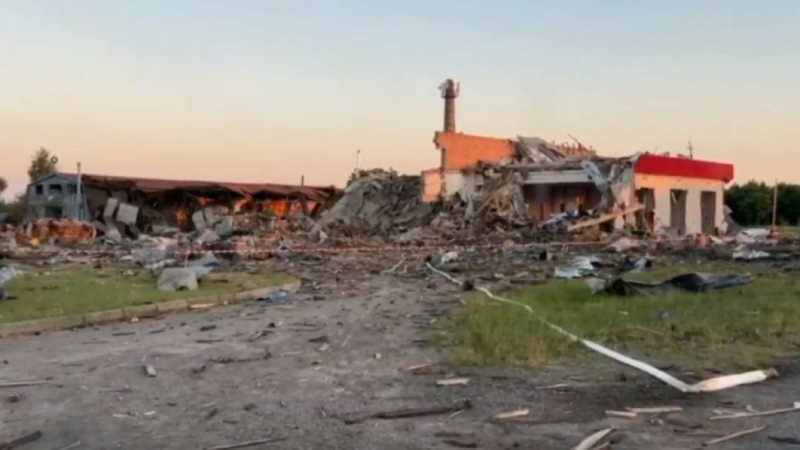 Rocket attack on Sarny: OVA showed video and scale of destruction