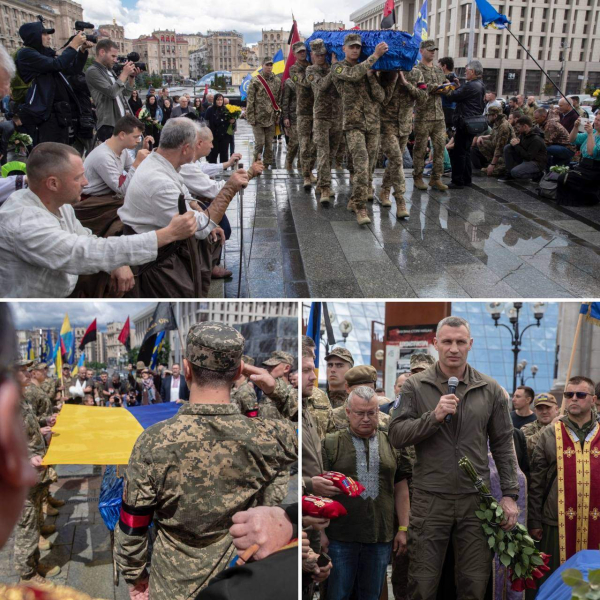 In Kyiv say goodbye to the commander of the battalion 