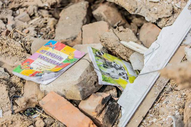The network has shown what Chaplino, crippled by Russian shelling, looks like