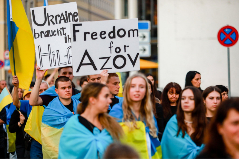 In Dresden, people went to a large-scale rally in support of Ukraine: Ukrainians actively thanked